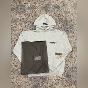 Light Oatmeal Essentials Hoodie